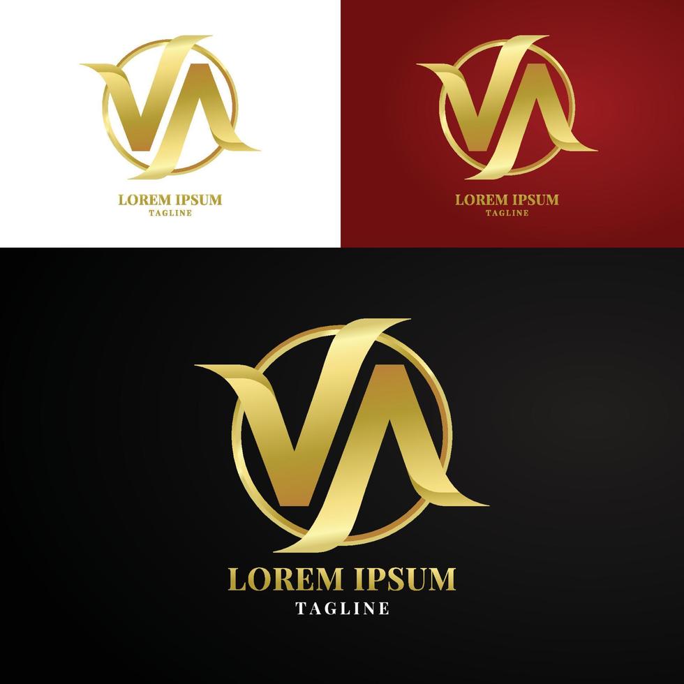 Luxury logo template vector eps10