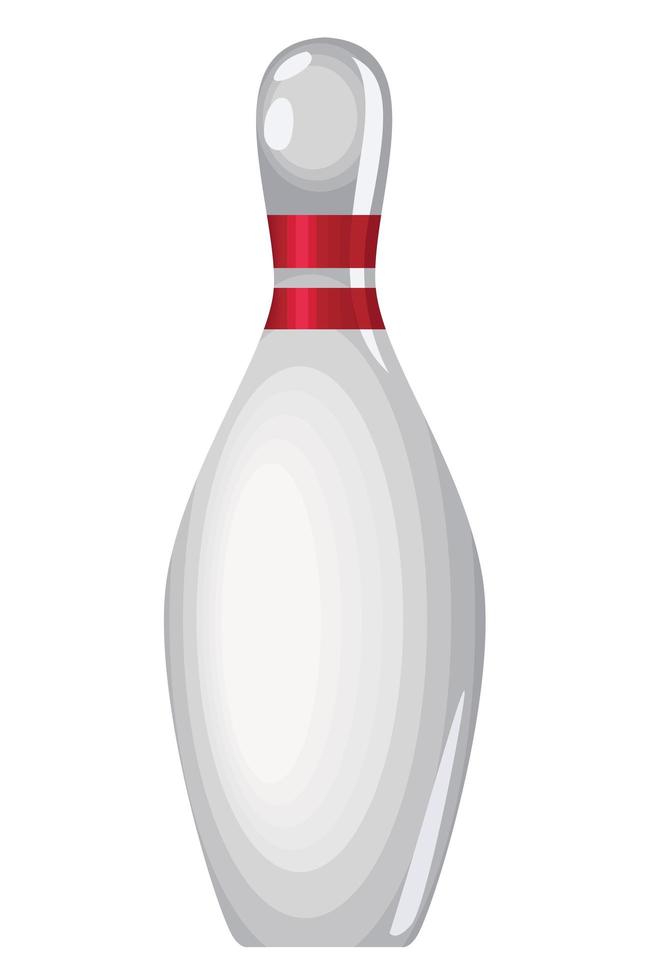 bowling pine white vector