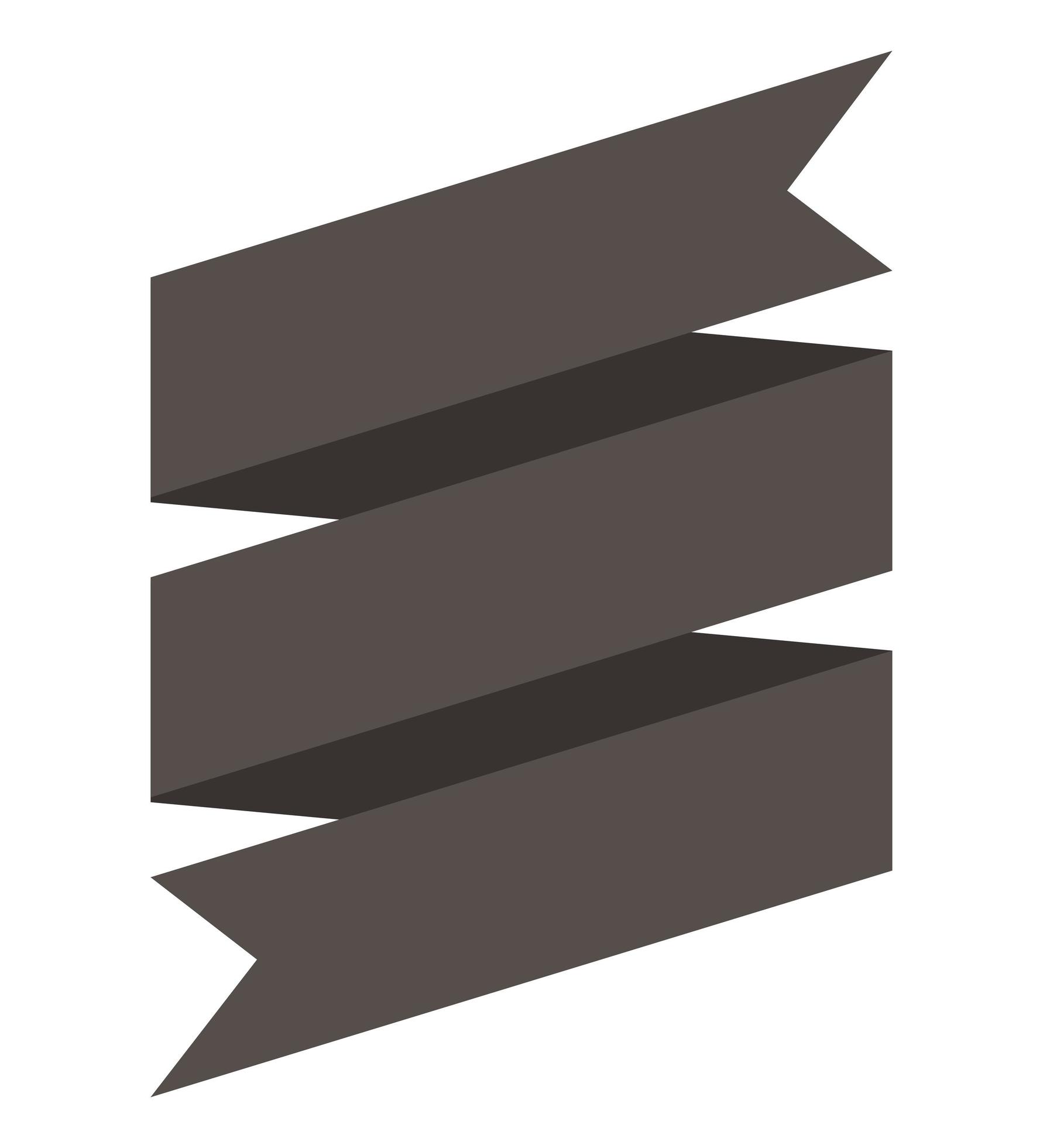 brown ribbon emblem 5406885 Vector Art at Vecteezy