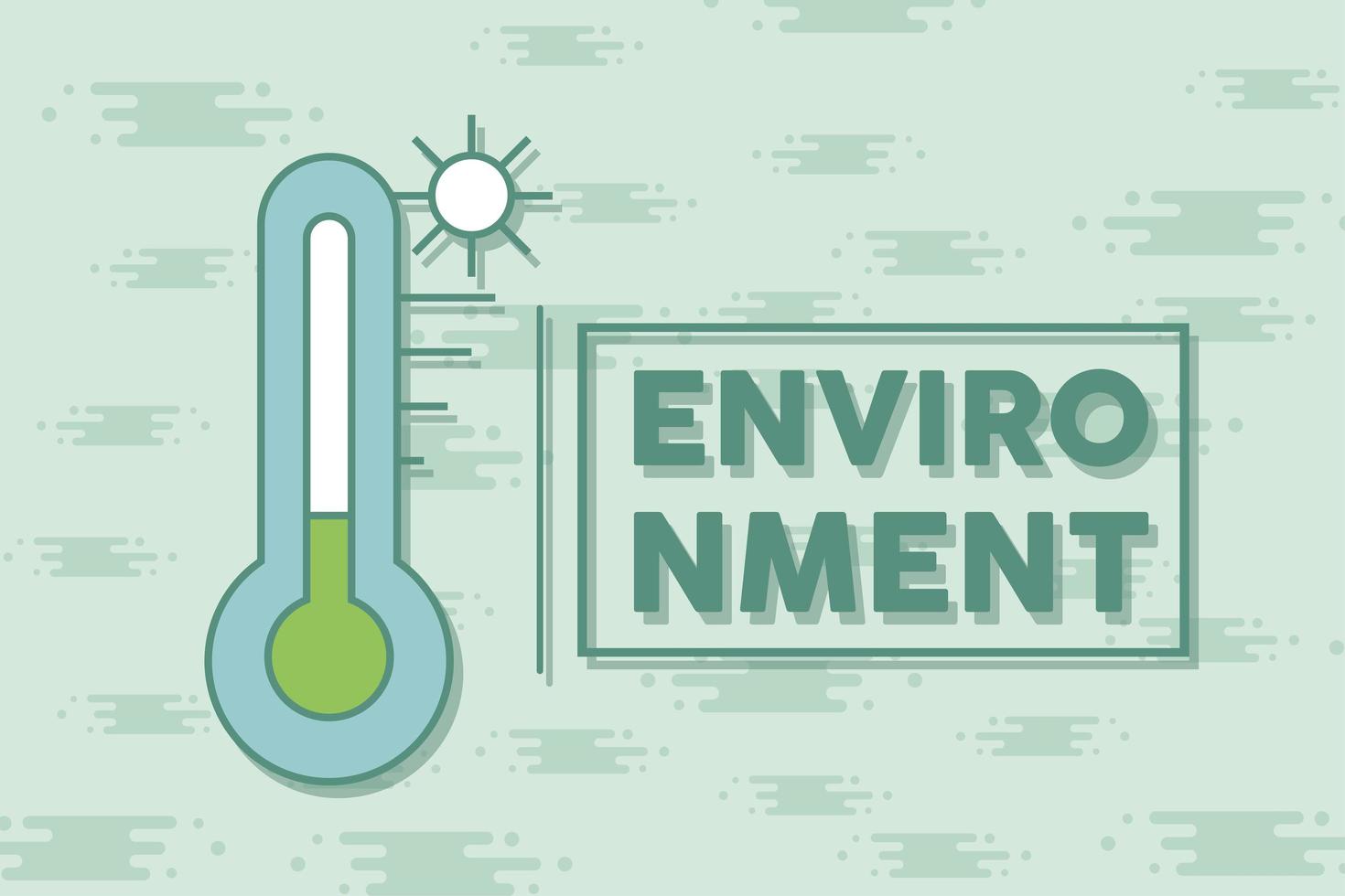 cartel de ecología ambiental vector