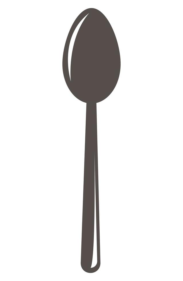 spoon cutlery kitchen vector