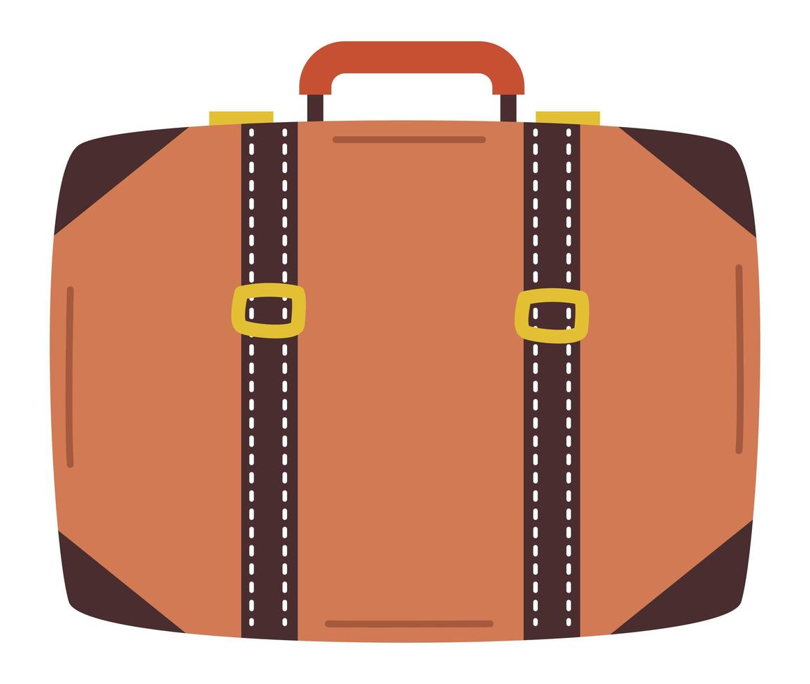 suitcase travel bag vector