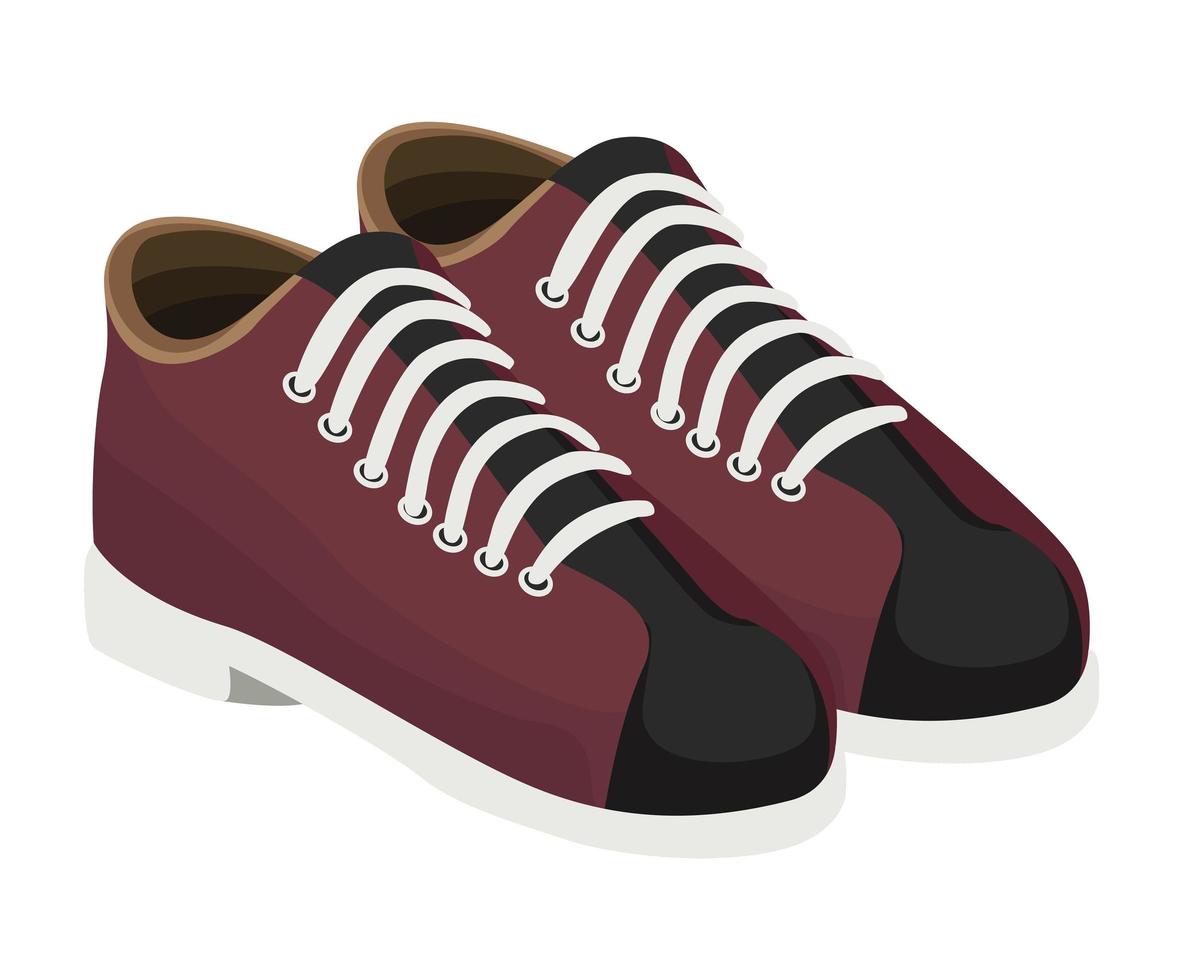 bowling special shoes vector