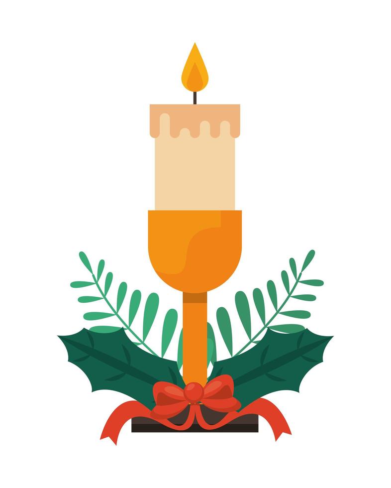 merry christmas chandelier vector