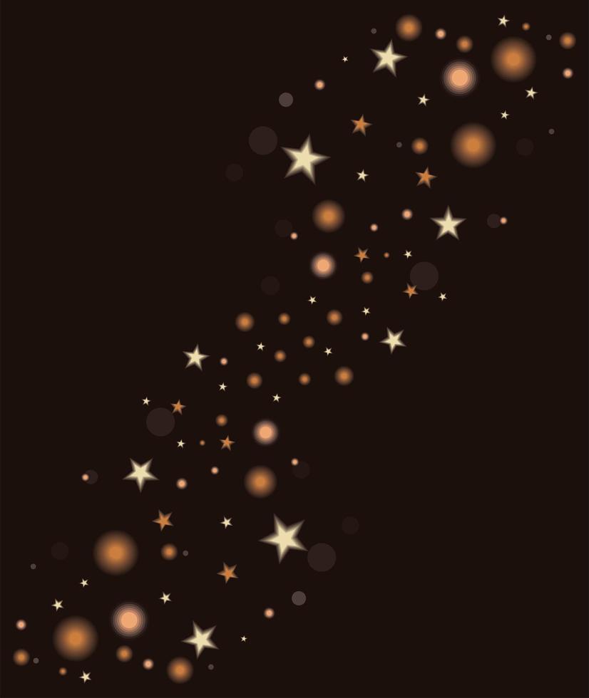 defocussed stars shimmer style vector