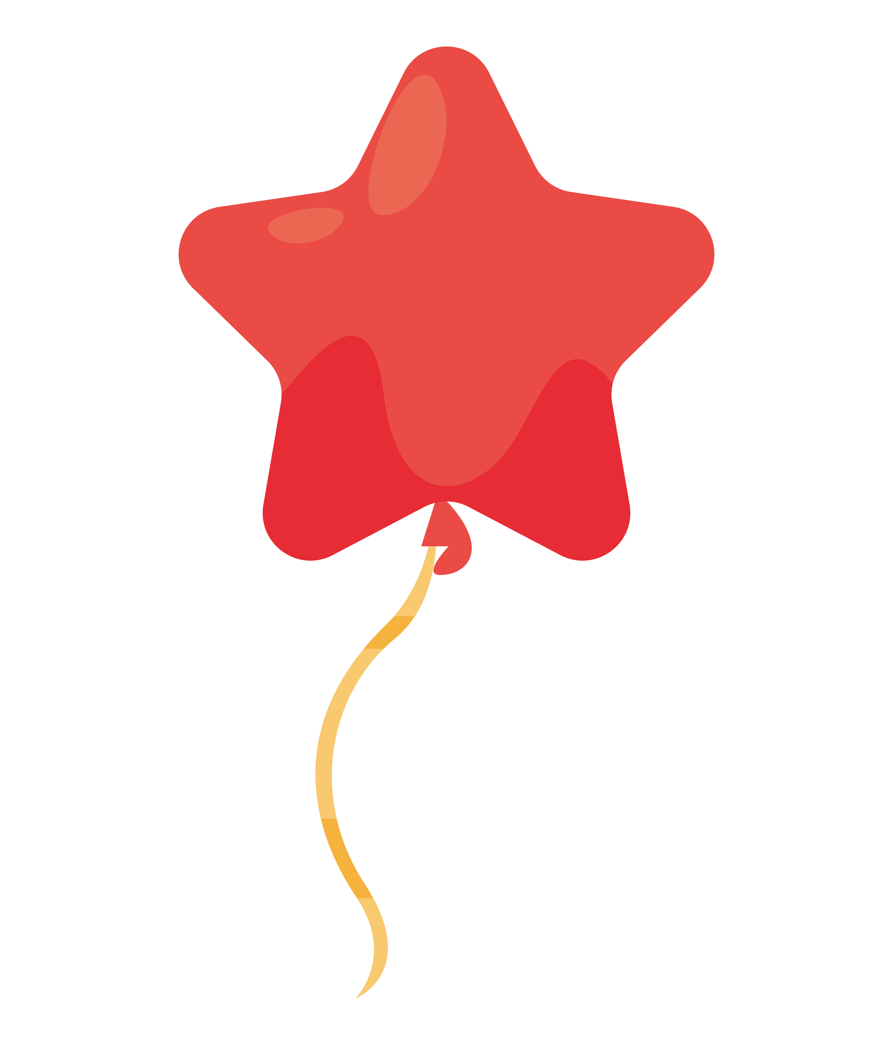 red star balloon helium 5407812 Vector Art at Vecteezy