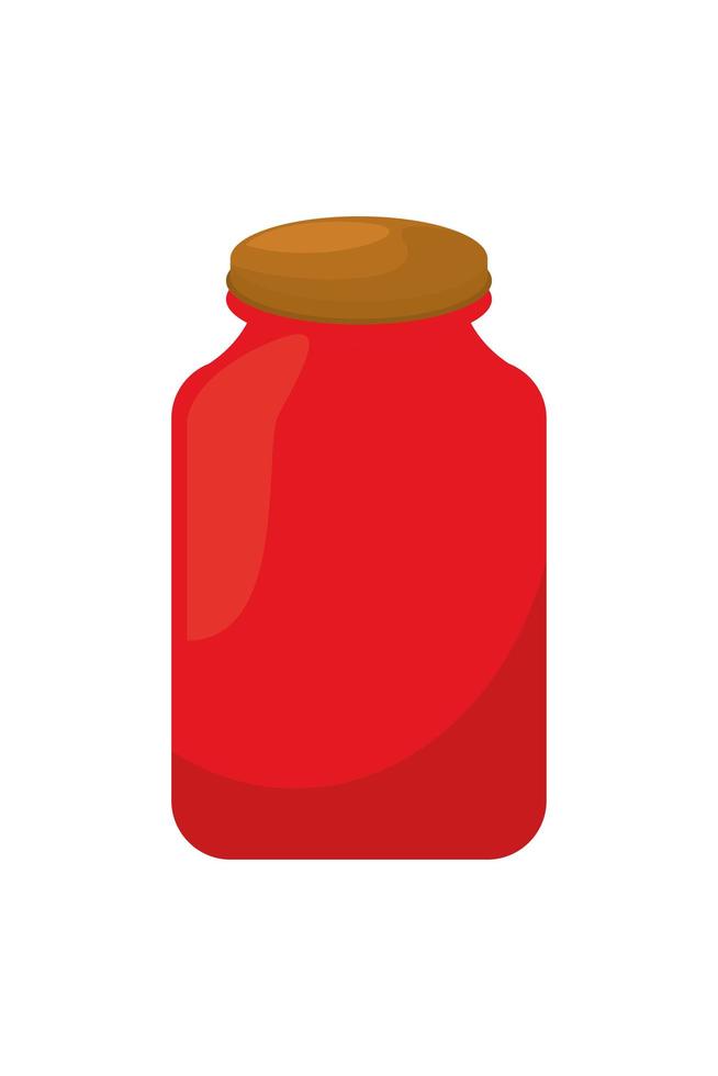 botella de pintura roja vector