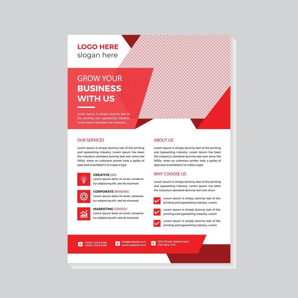 Corporate Business Flyer Template vector