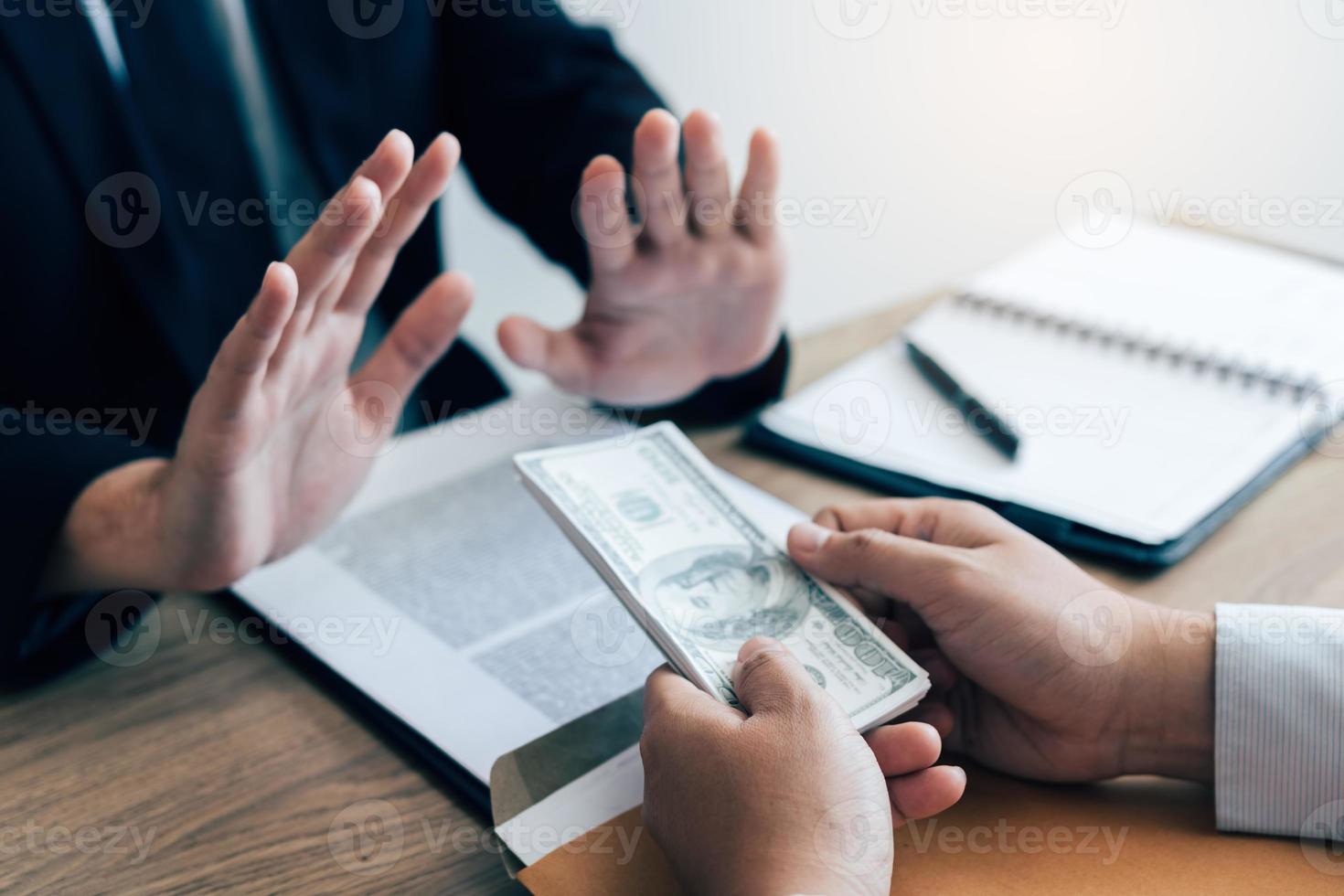 Entrepreneurs are denying bribery or corruption from partners. photo