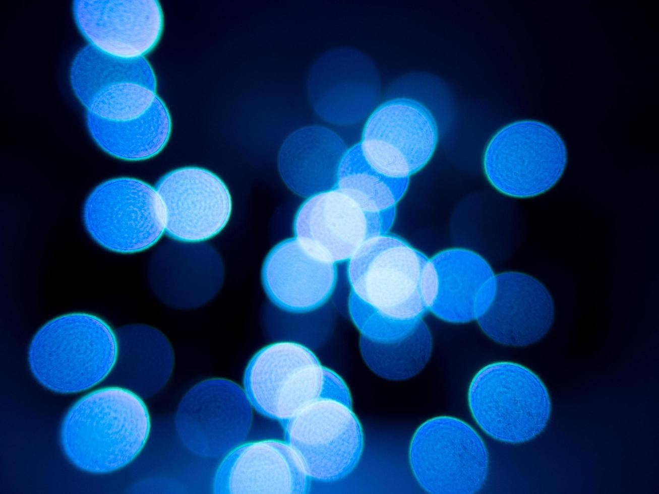 blue bokeh background is shining in the night very beautiful photo