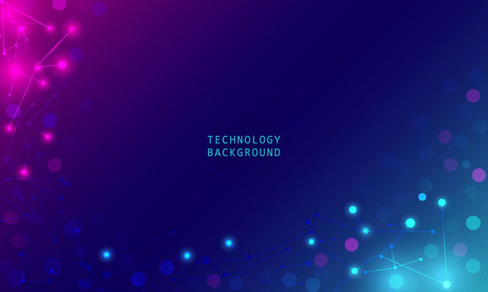 Wave of particles on blue background. abstract technology particles mesh background. vector