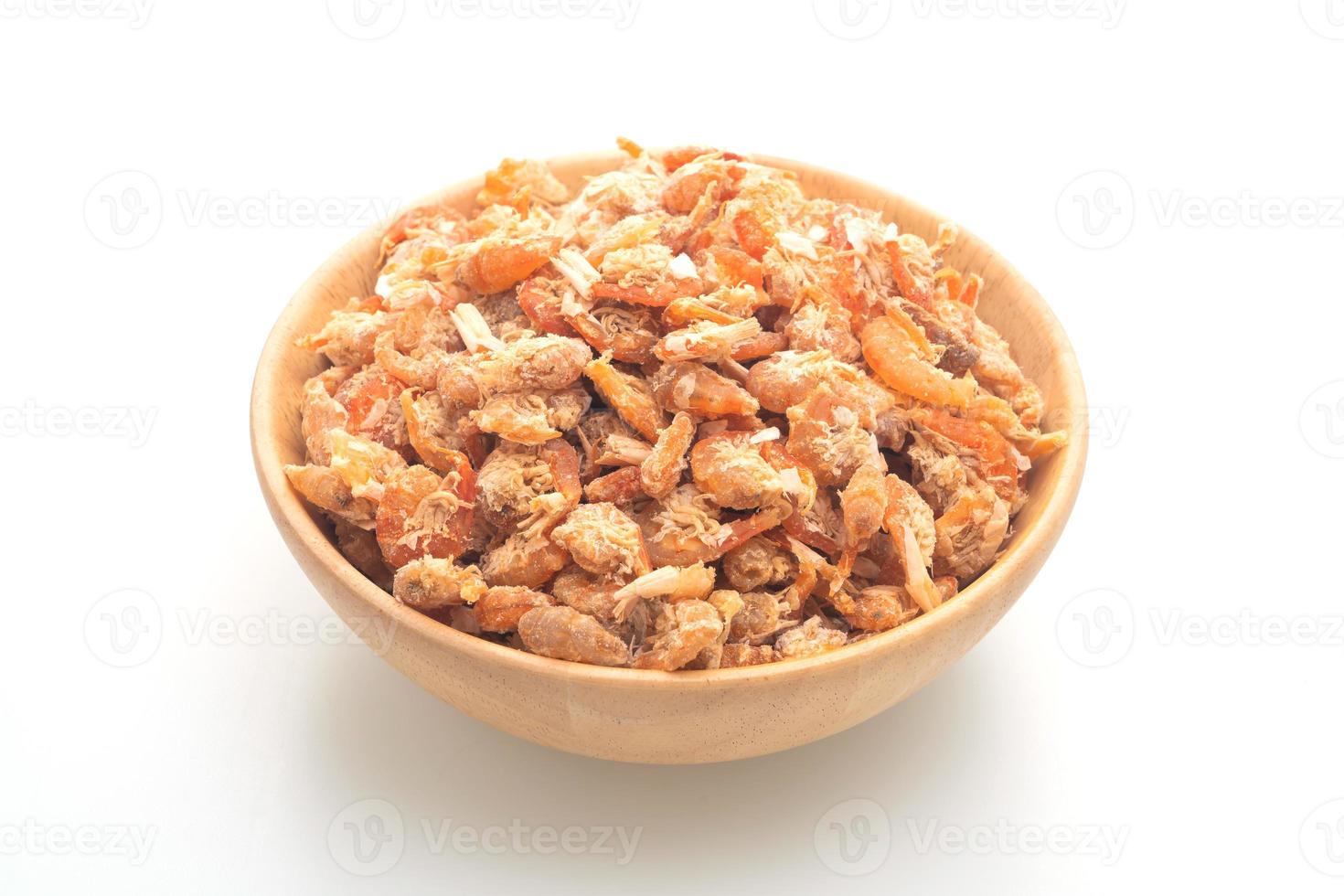 dried shrimps or dried salted prawn photo