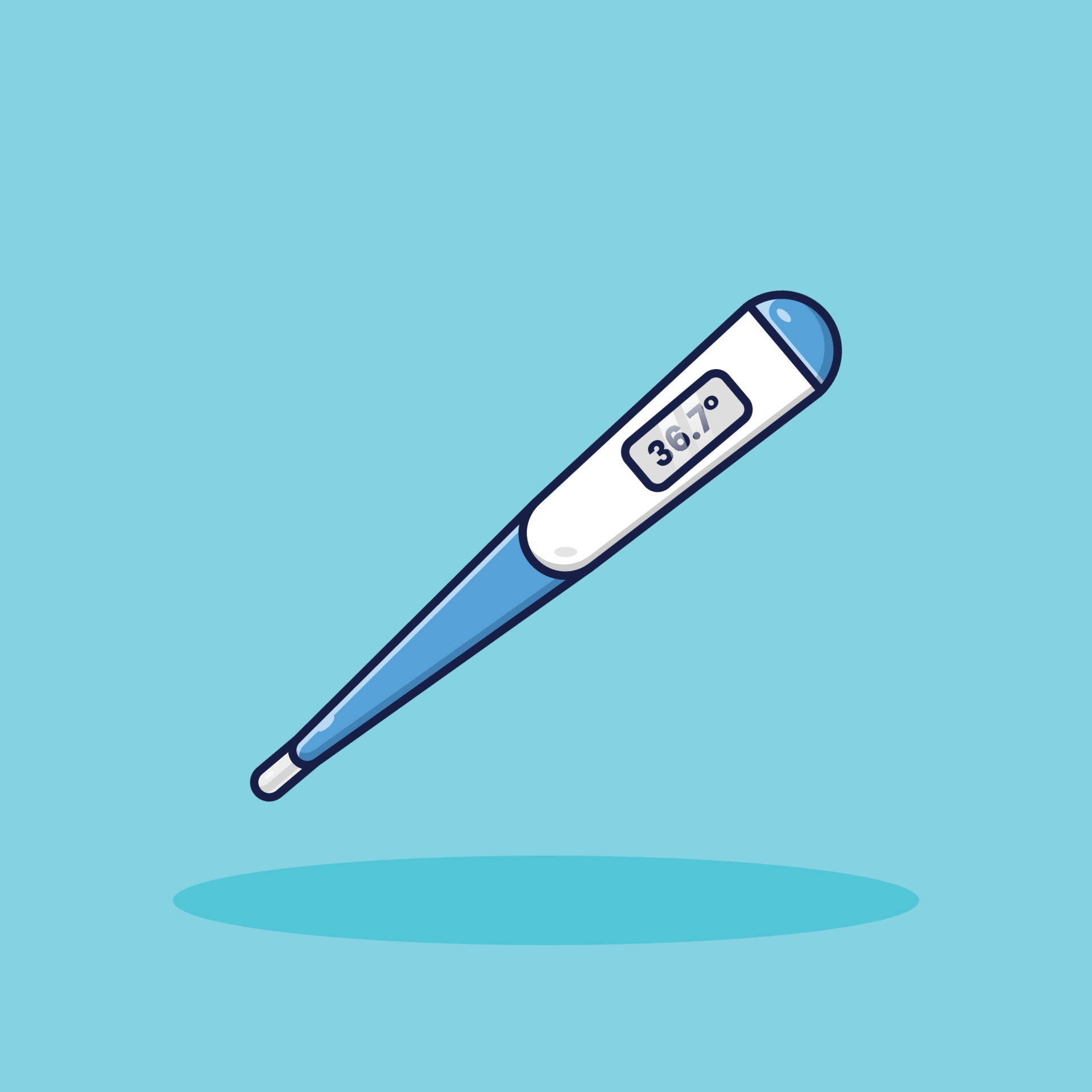 medical thermometer clipart