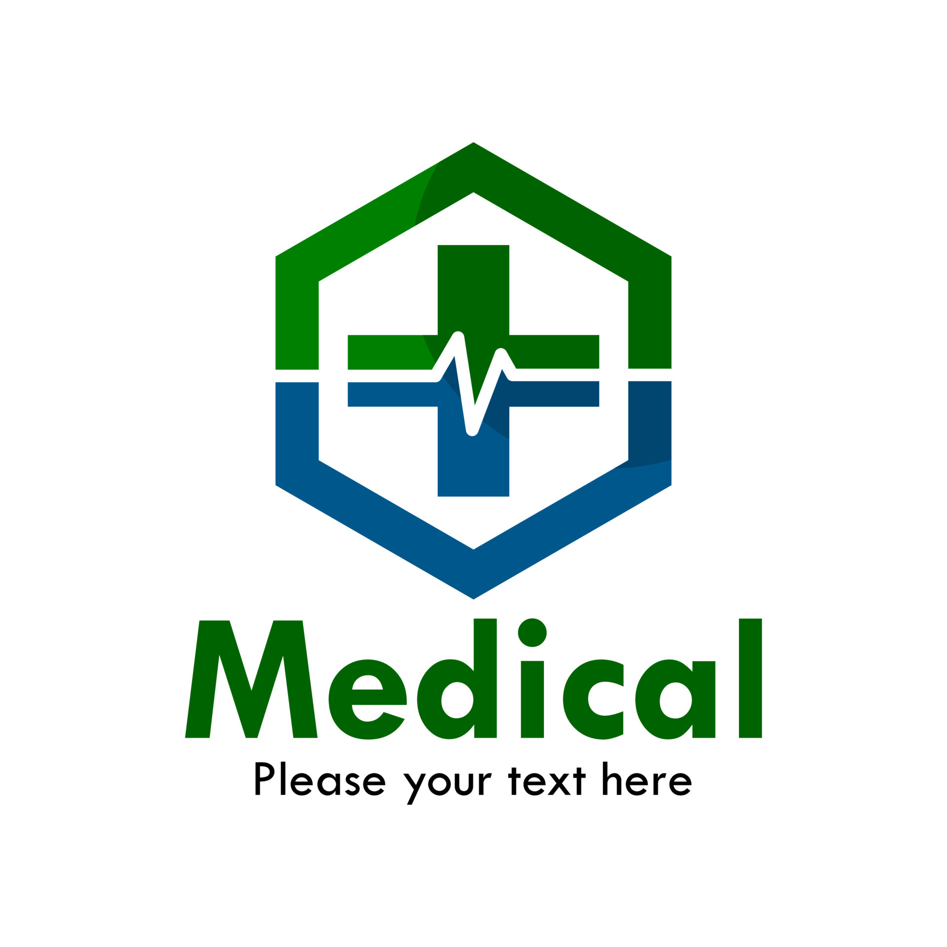 Medical design logo template illustration 5412277 Vector Art at Vecteezy