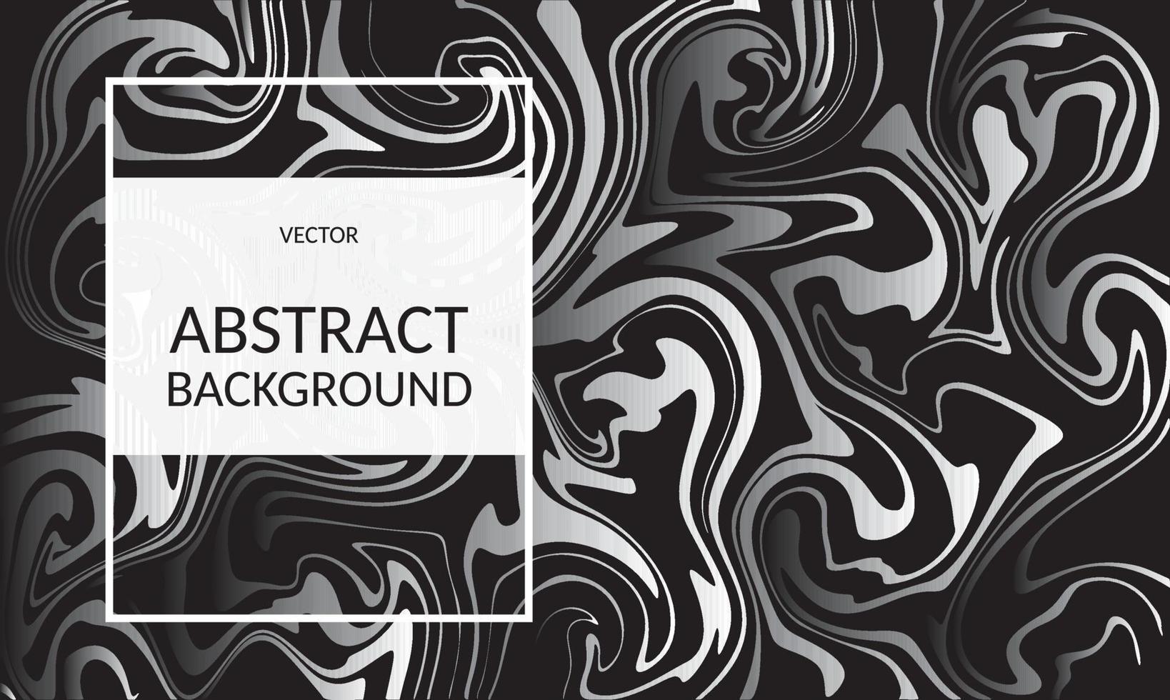 Vector abstract marble texture fluid art zebra effect black and white color