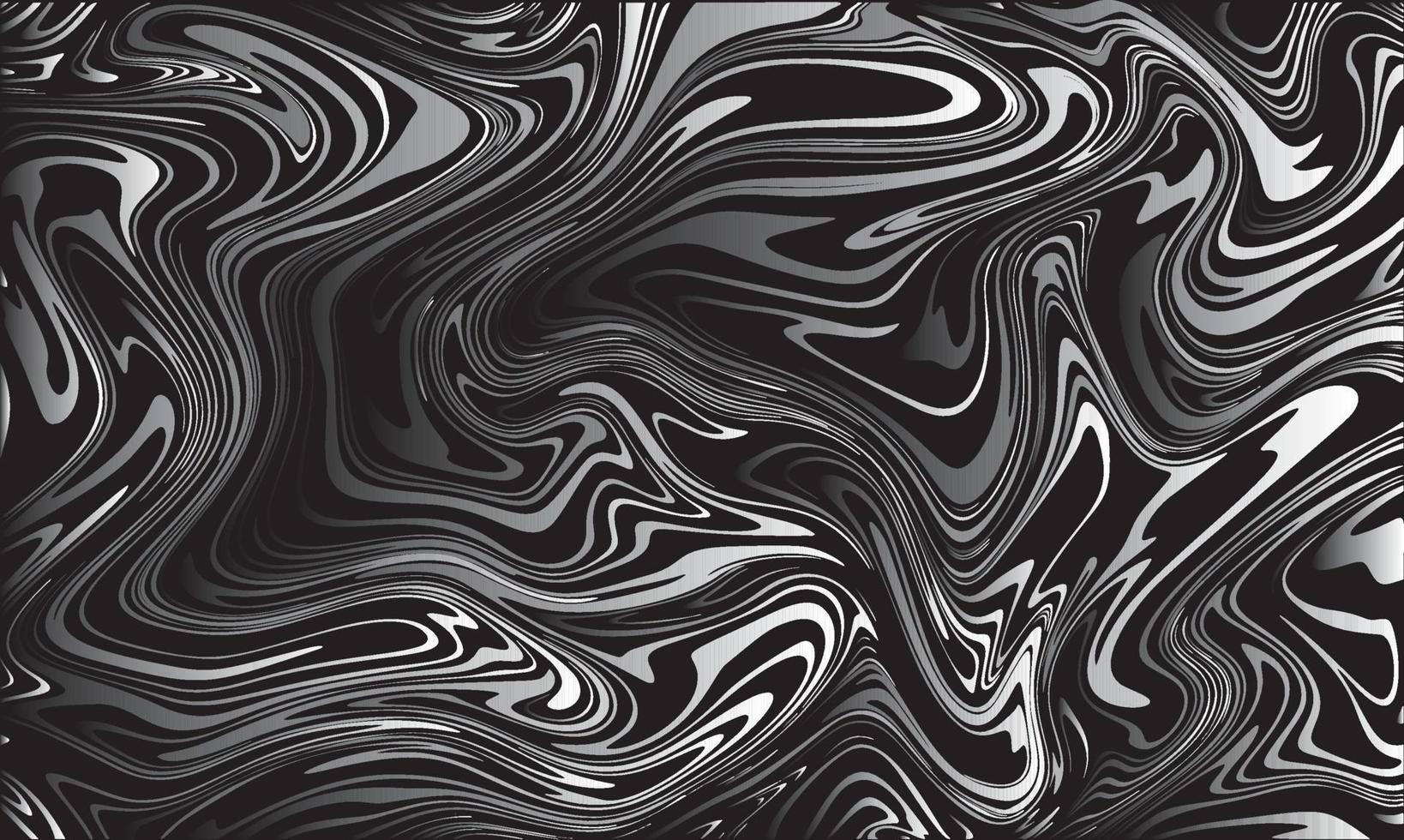 Vector abstract marble texture fluid art zebra effect black and white color