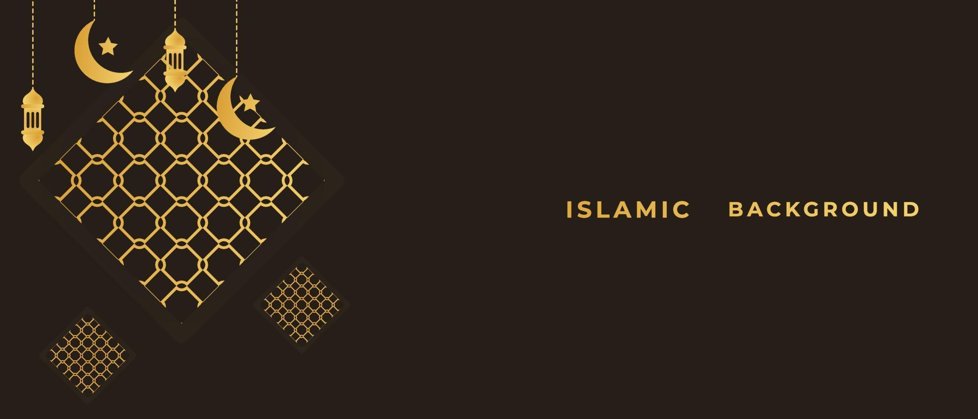 Islamic Background, Muslims greeting card, invitation, poster, banner, and Copy space area. Suitable to be placed on content with that theme. vector