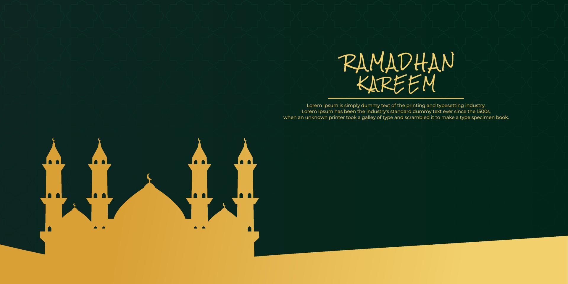 Ramadan Kareem Background. Islamic Background. vector