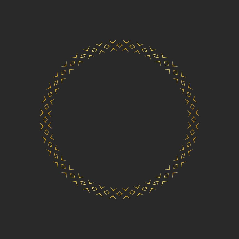 black backgrounds and golden geometric elements vector