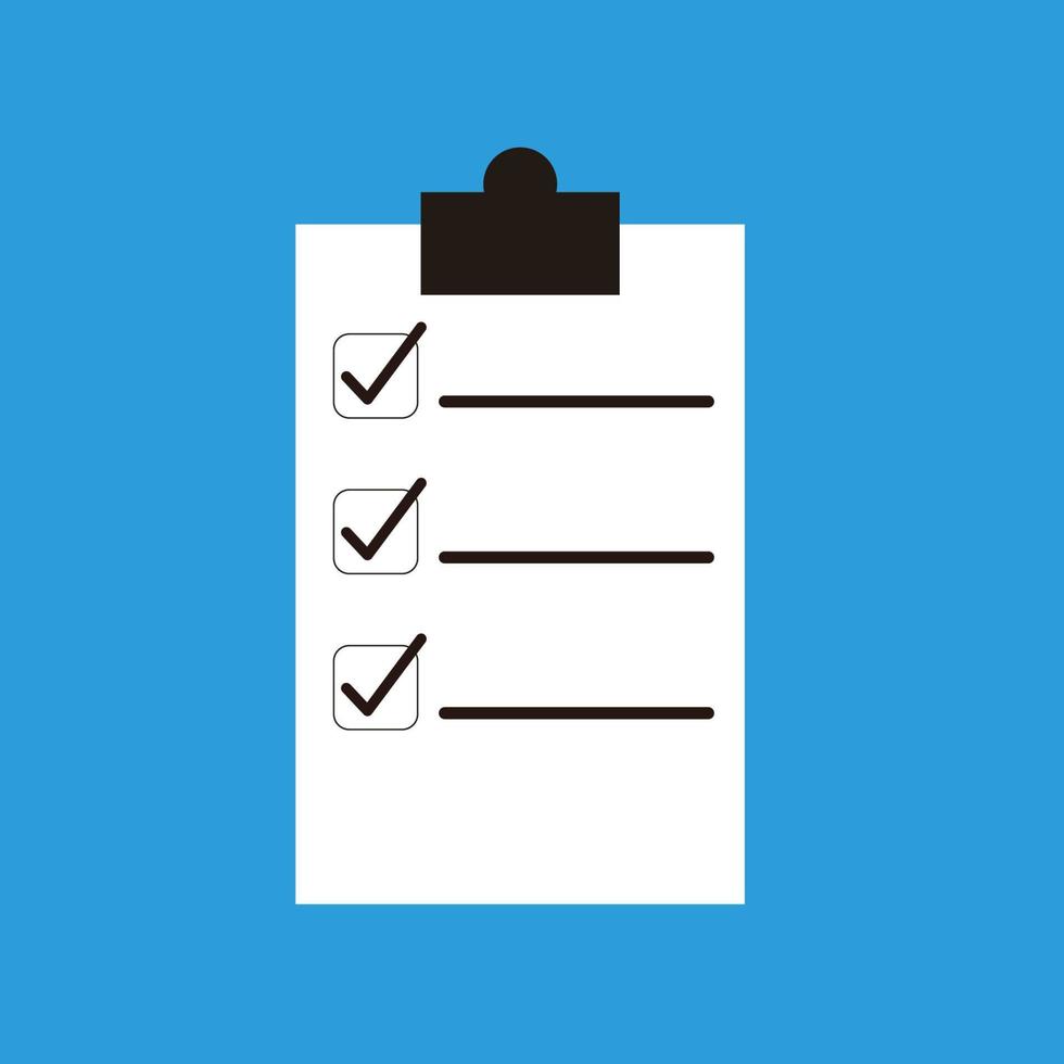 checklist icon vector design