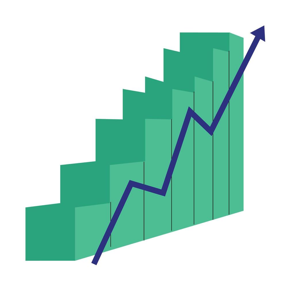 bussines graphic chart symbol vector
