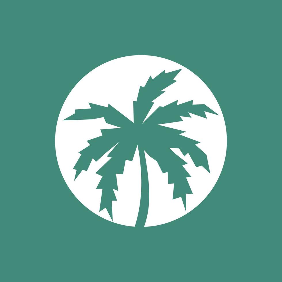 cocnut tree icon vector