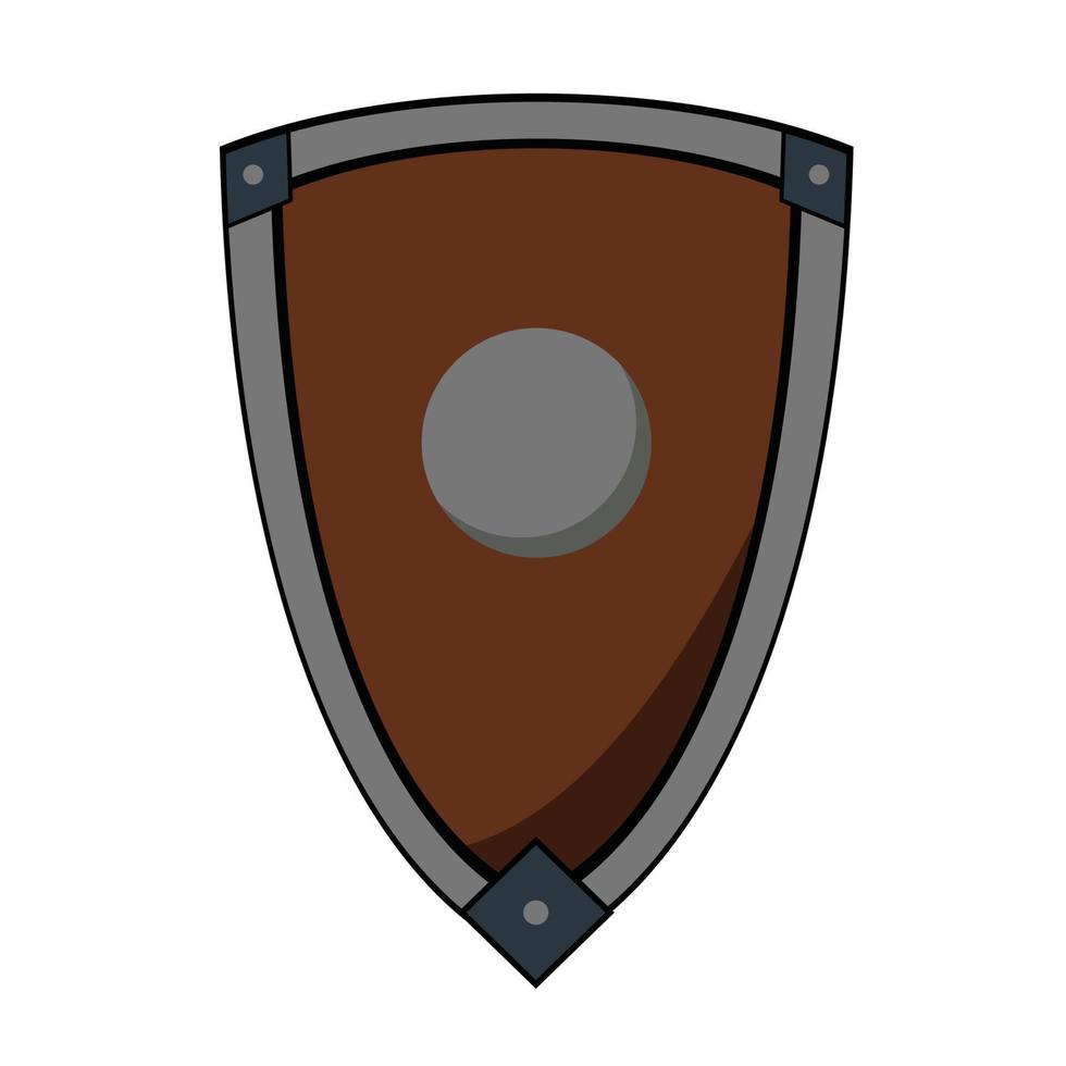 crusader shield emblem vector