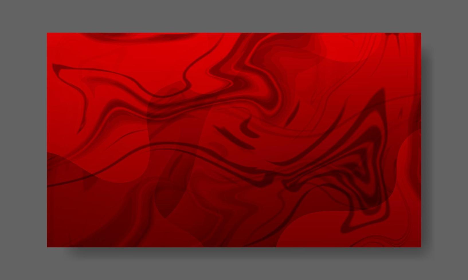 Fondo de mármol líquido rojo abstracto vector