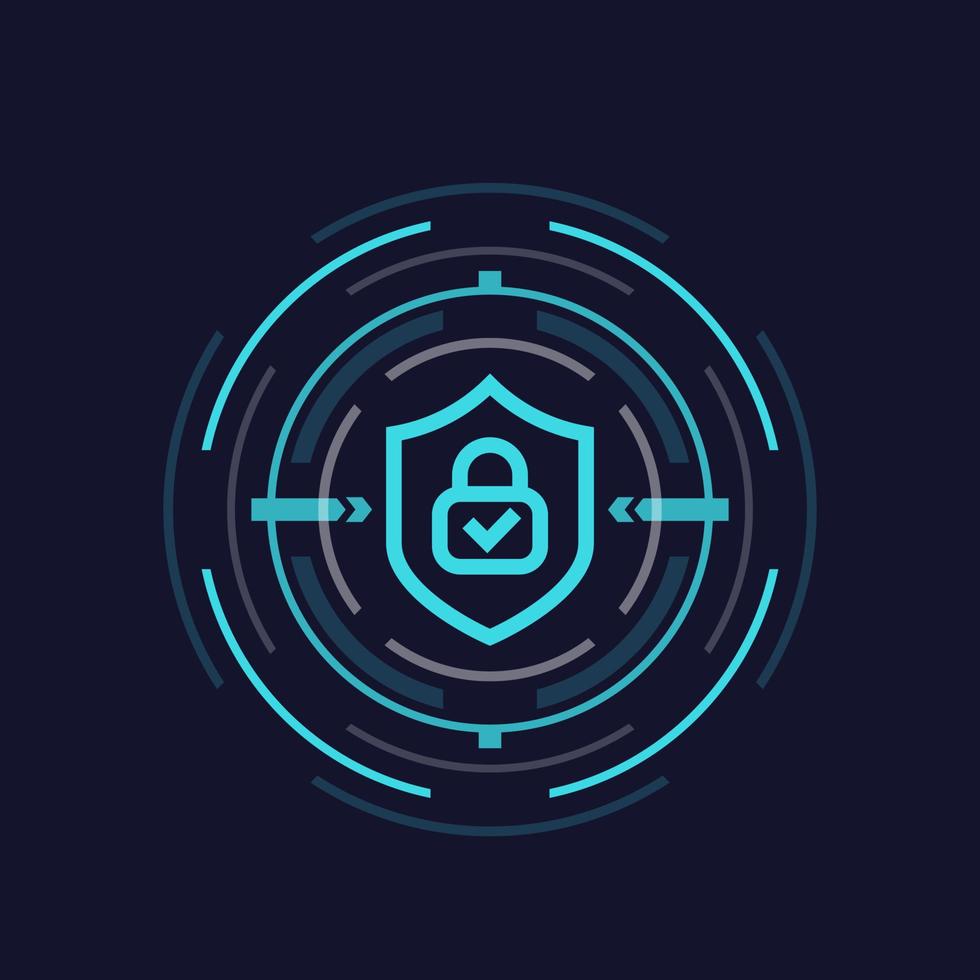 encryption concept, vector 5413978 Vector Art at Vecteezy