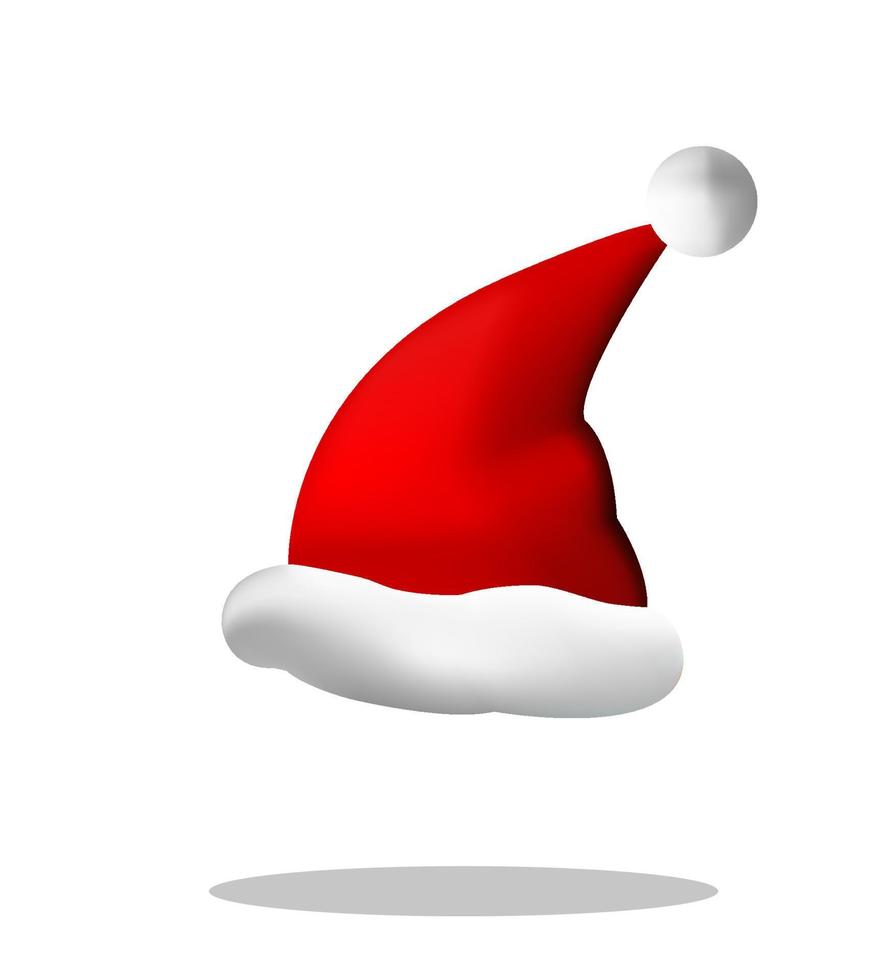 santa claus hat vector