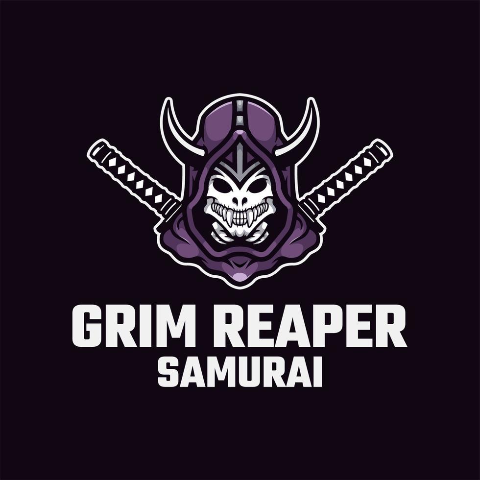 Illustration vector graphic of Grim Reaper, good for logo design
