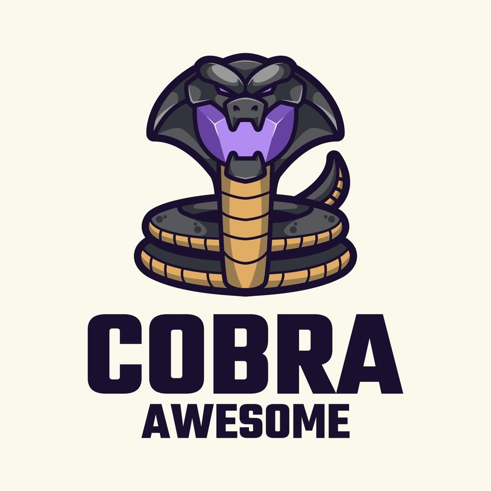 Illustration vector graphic of Cobra, good for logo design
