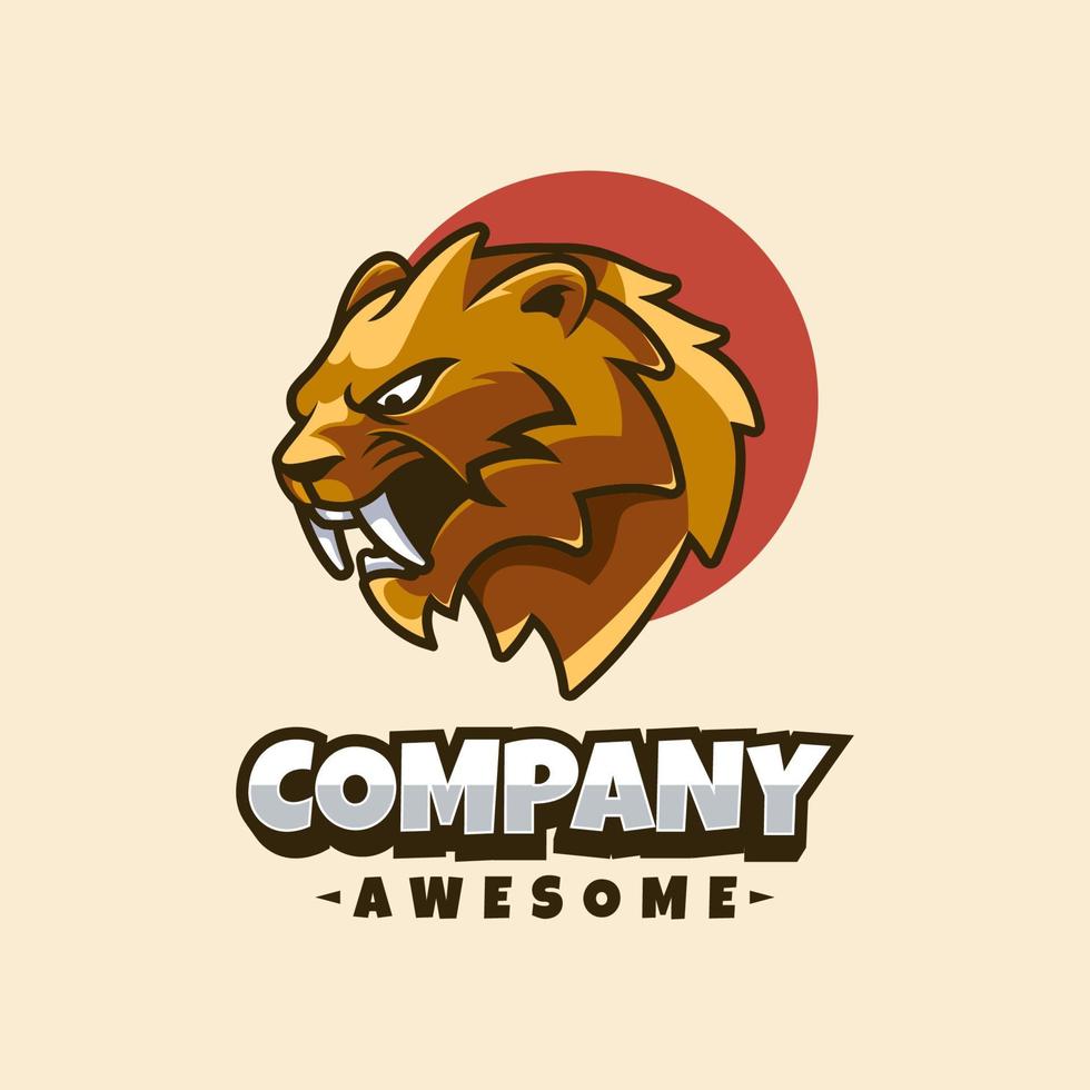 ilustración vectorial gráfico de cabeza de tigre, bueno para el diseño de logotipos vector