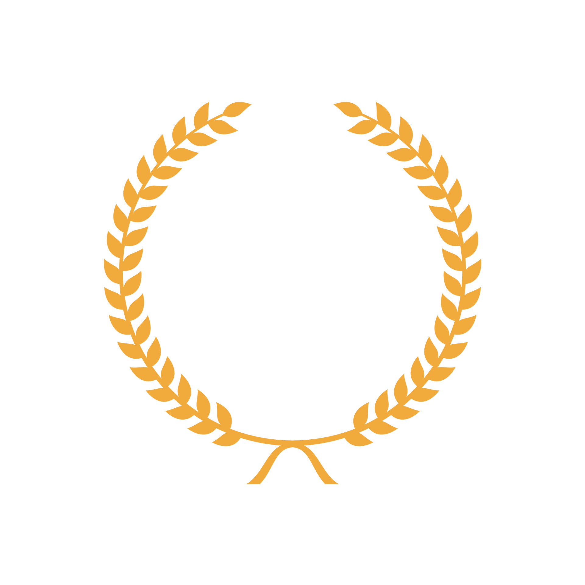 Vector gold laurel wreath.Laurel wreath with golden ribbon. 5414196
