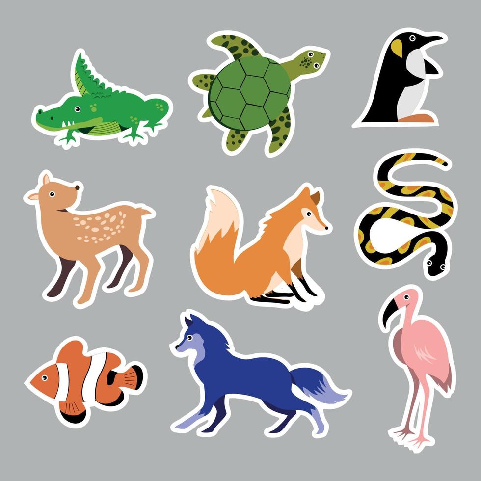 Wildlife Scenery Background vector