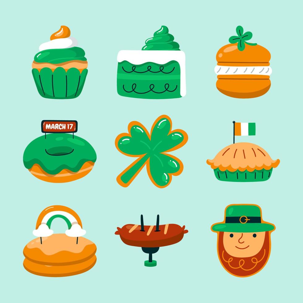St. Patricks Day Food Icon vector