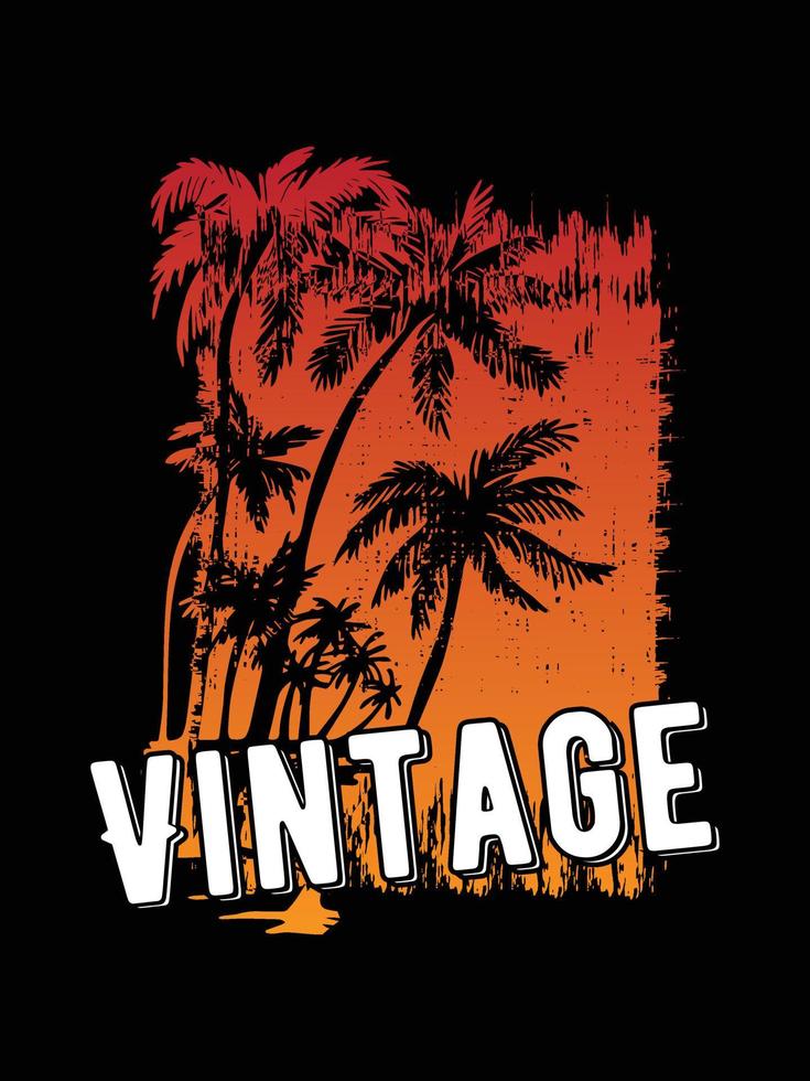 vintage t-shirt design. topical Style vintage t-shirt design. retro vintage t-shirt design. vector