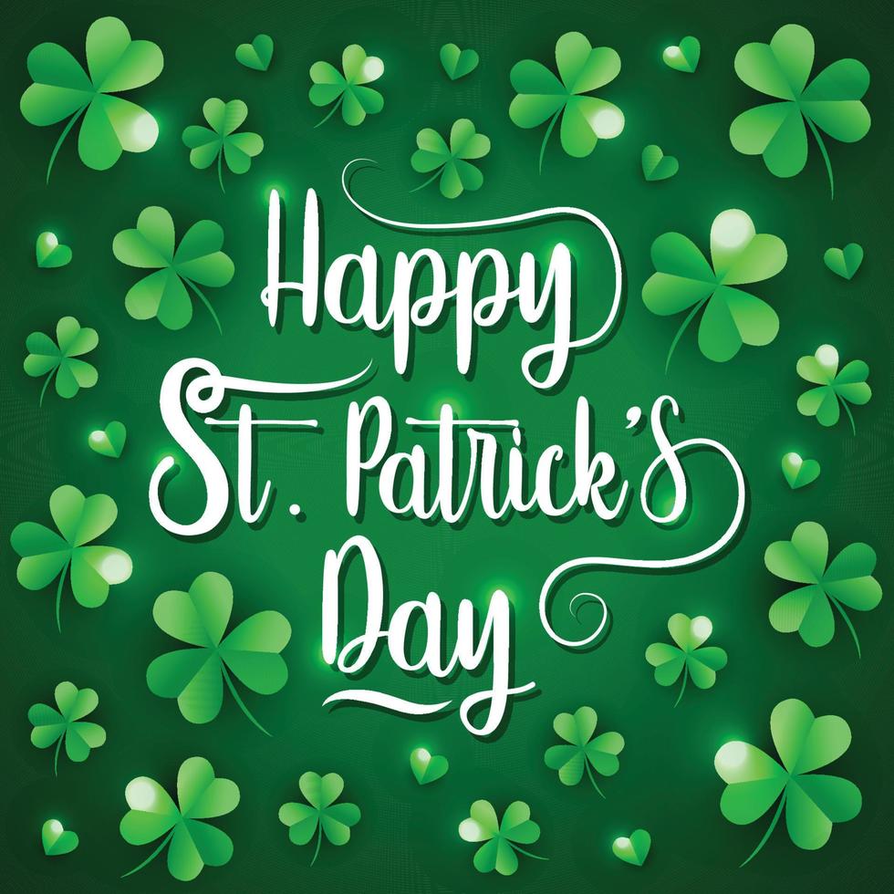 Saint Patrick's Day Background vector