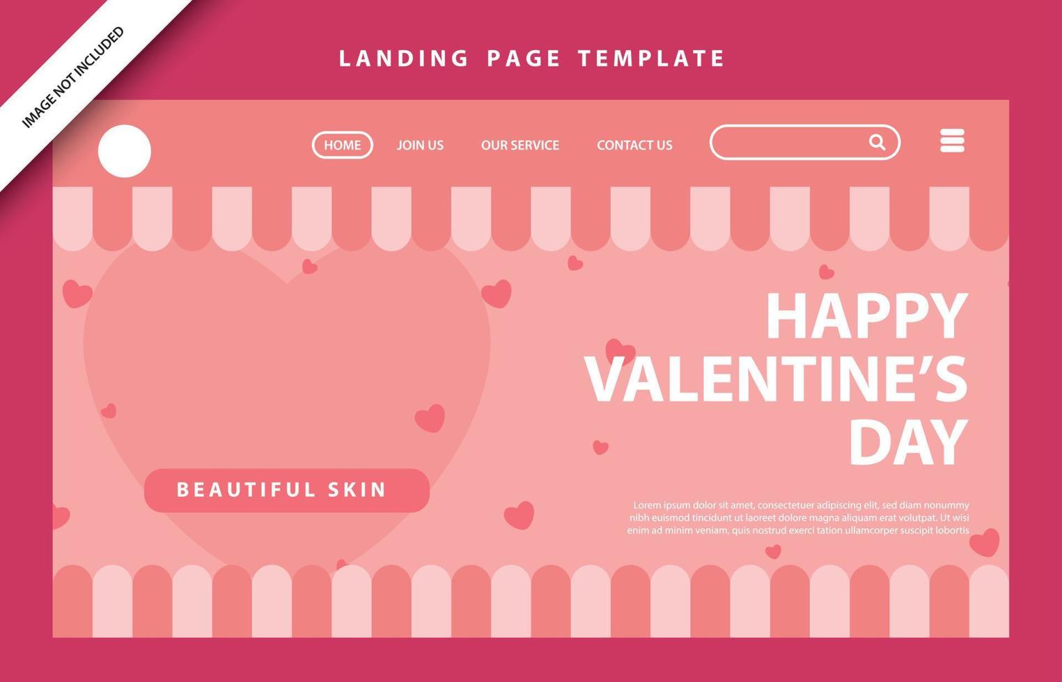 happy valentines day social media poster banner flyer pattern event abstract layout illustration background february party wallpaper template label backdrop modern vector design sale red romantic red