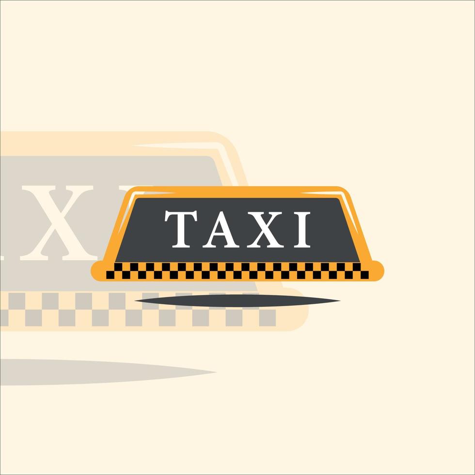 taxi logo simple vector ilustración plantilla icono diseño gráfico. señal de transporte o símbolo para la empresa