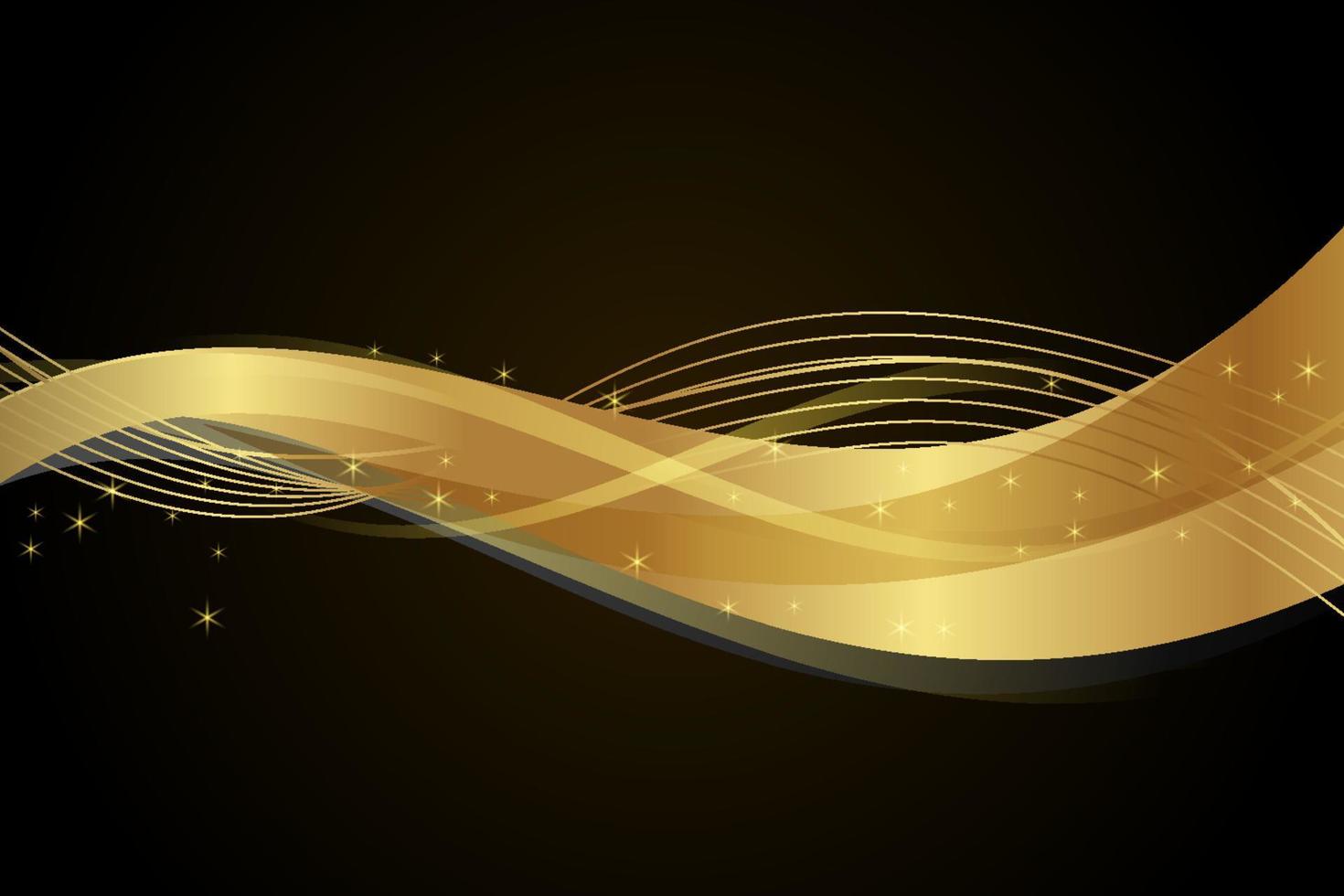 Abstract Shiny golden background vector