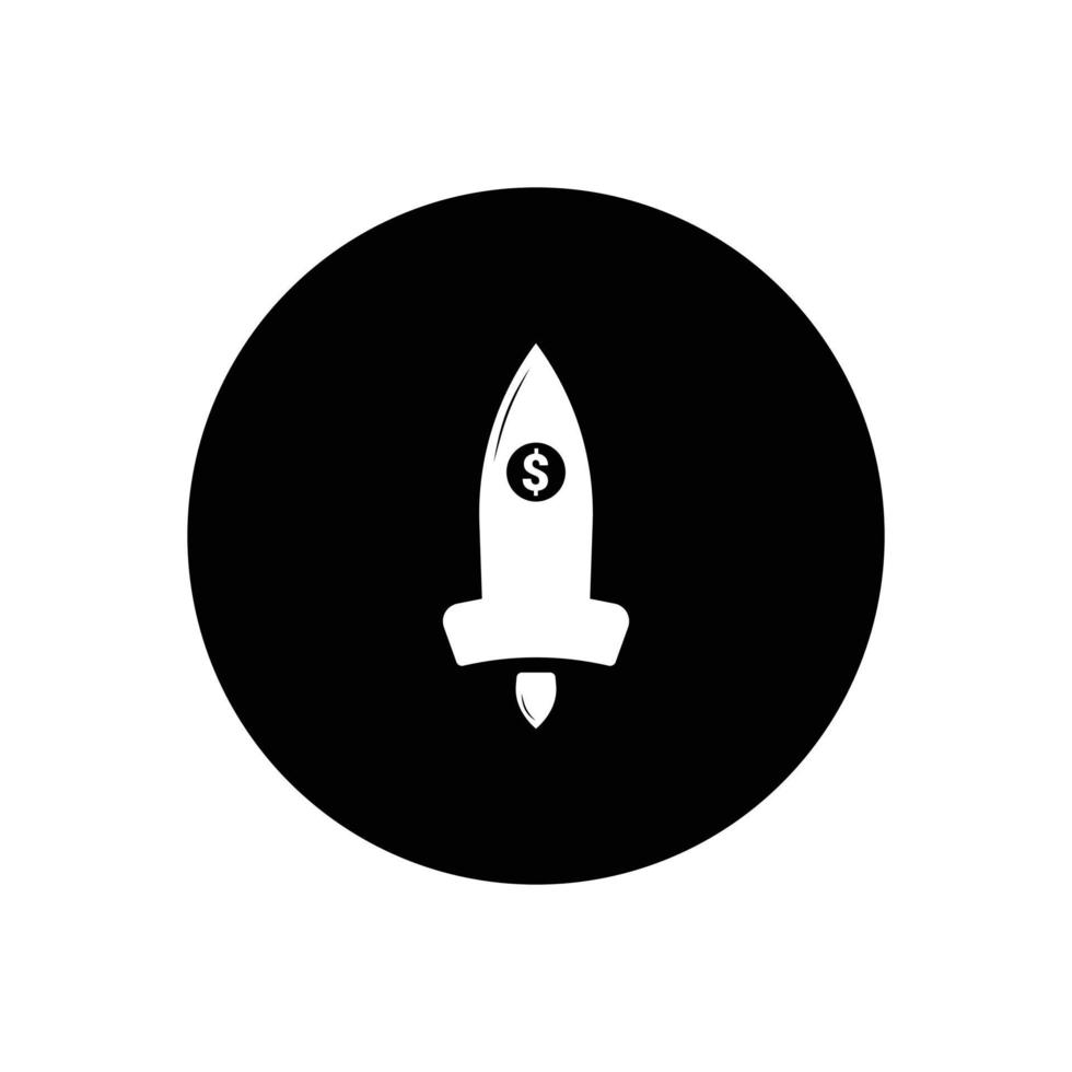 vector de diseño de icono de cohete