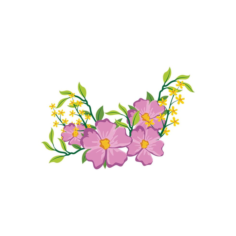 Floral design vector. vector