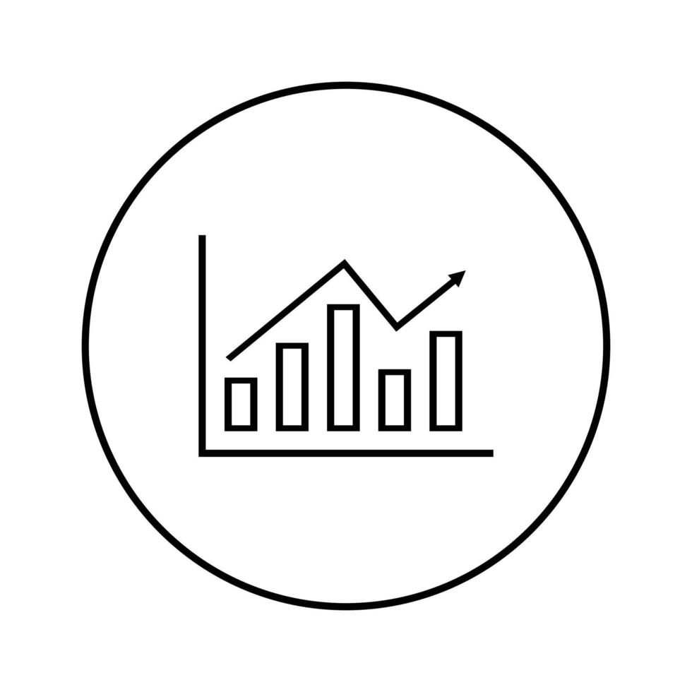 Business chart icon design vector