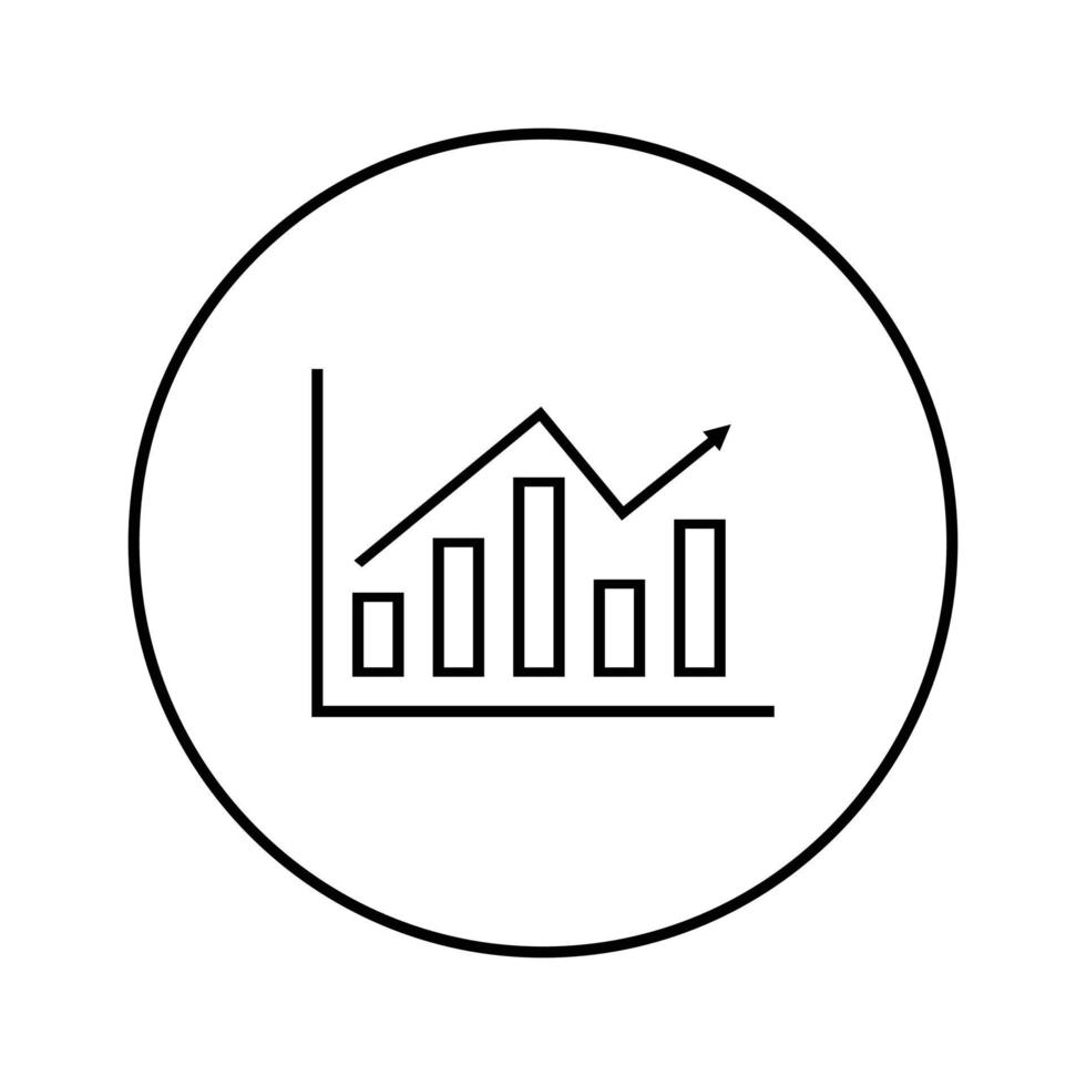 Business chart icon design vector