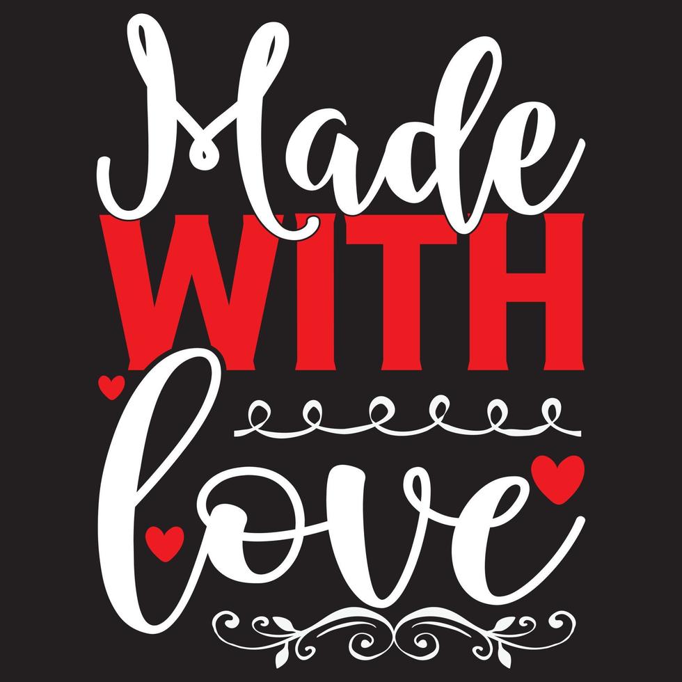 made with love vector