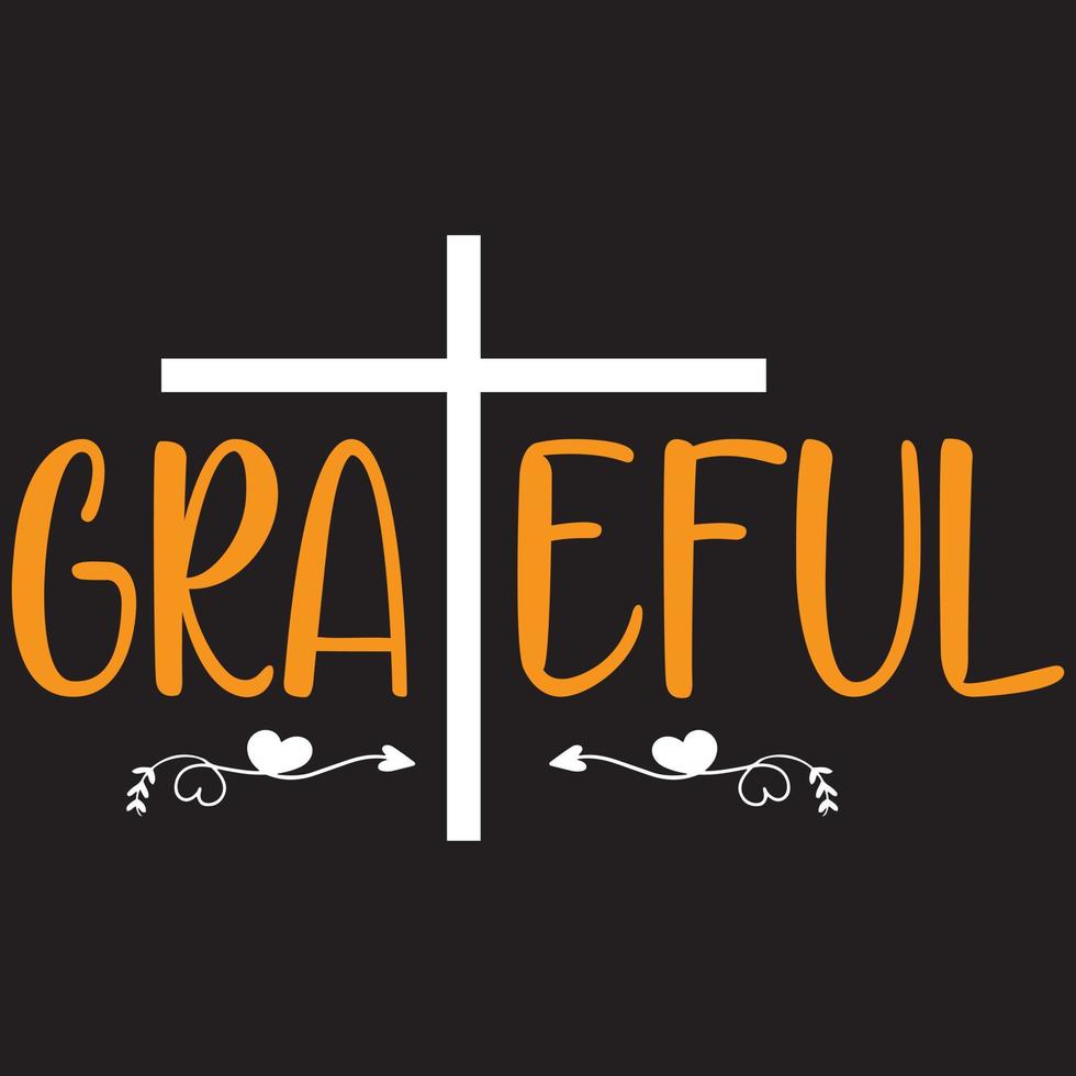grateful t shirt design vector