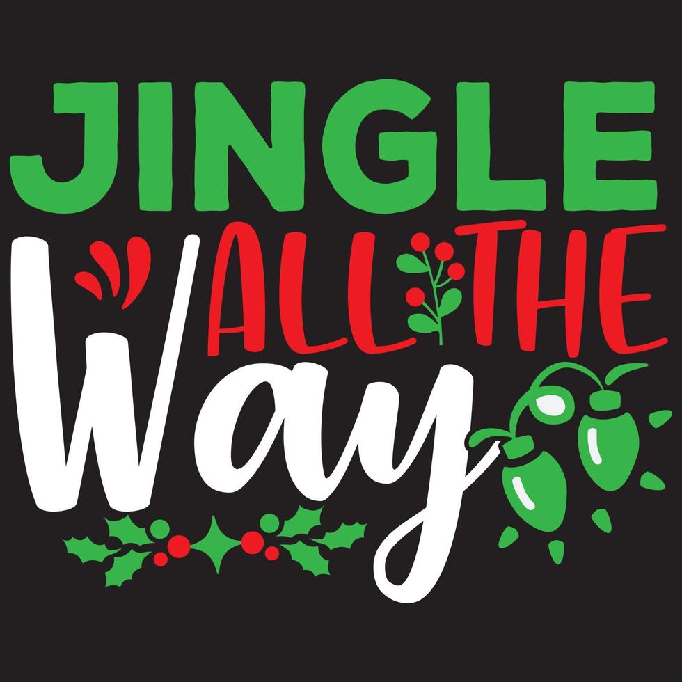 jingle all the way vector