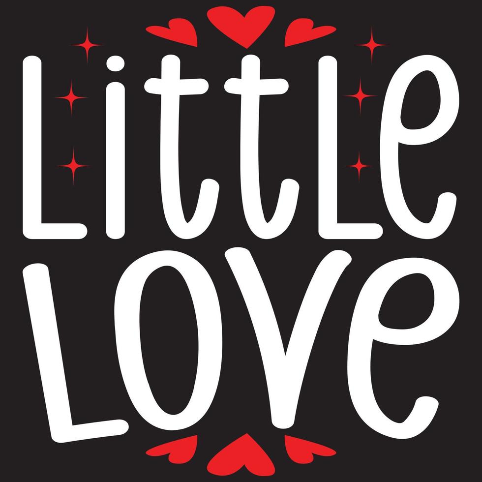 little love t shirt design vector