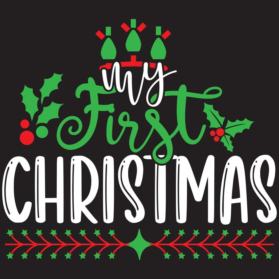 my first Christmas vector